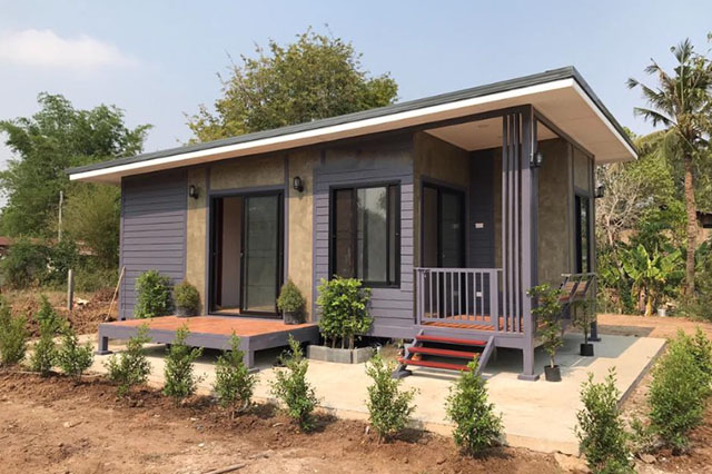 โครงสร้างบ้านน็อคดาวน์ใช้เหล็กกล่องขนาดใดบ้าง